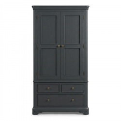 Cora Double Wardrobe Dark Grey